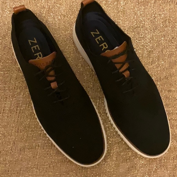 New Cole Haan, 2.Zerogrand Stitchlite Oxford, Men’s Sz 11.5, Black/Ivory - Picture 2 of 6